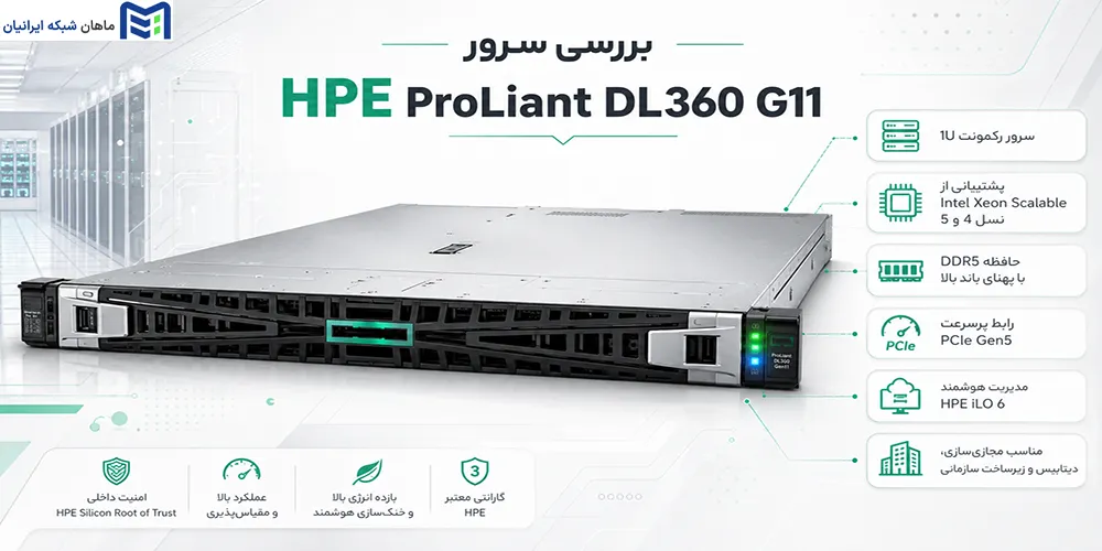 بررسی سرور HPE ProLiant DL360 G11
