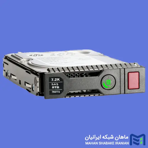 هارد سرور HP 8TB 12G SAS 7.2K LFF SC 512e Helium 793773-B21