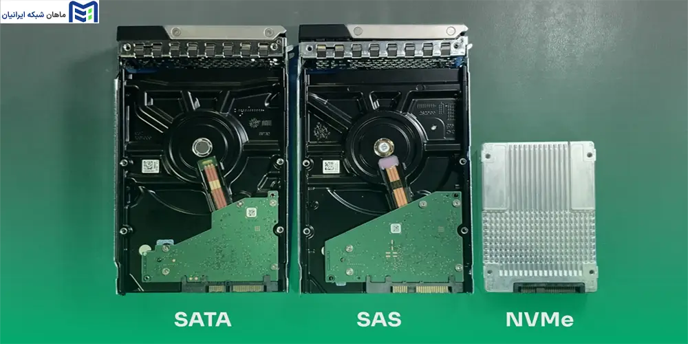 هارد سرور SATA, SAS, SSD, NVMe