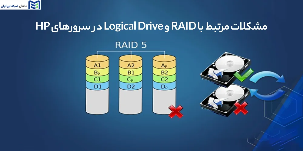مشکلات مرتبط با RAID و Logical Drive در سرورهای HP