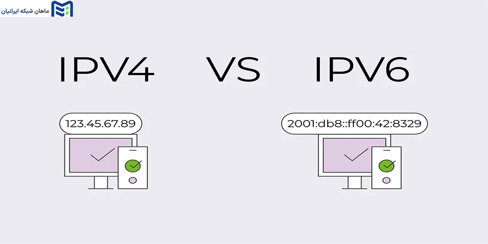 راهکار همزمان IPv4 و IPv6 تفاوت IPv6 با IPv4