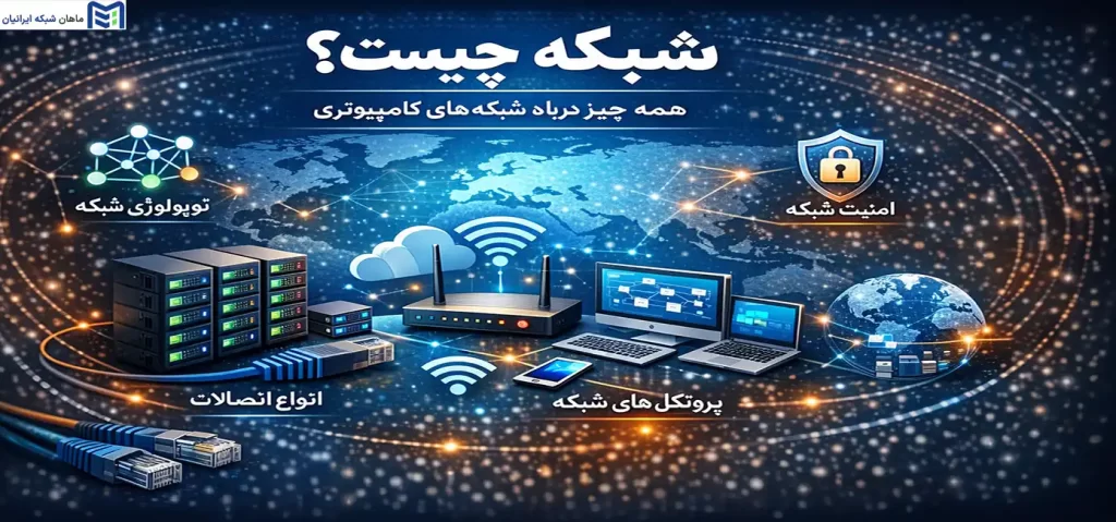 شبکه چیست؟ همه چیز درباره شبکه‌های کامپیوتری