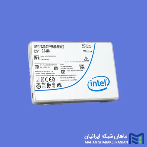 Intel 3.84TB D7-P5500 NVMe قیمت و خرید SSD سرور Intel 3.84TB D7-P5500 NVME