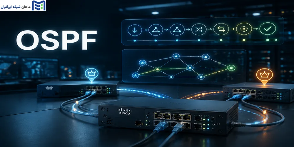 تحلیل وضعیتهای روتر در OSPF