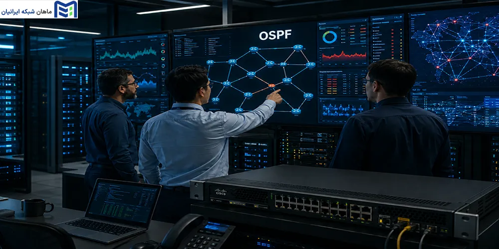 بررسی سناریوها و چالشهای پیچیده OSPF