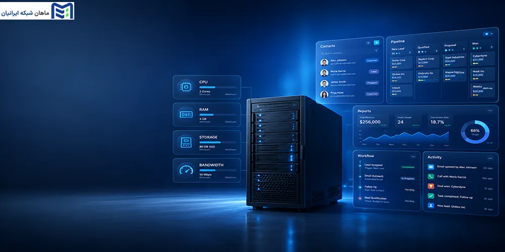 حداقل مشخصات سرور برای CRM چقدر است