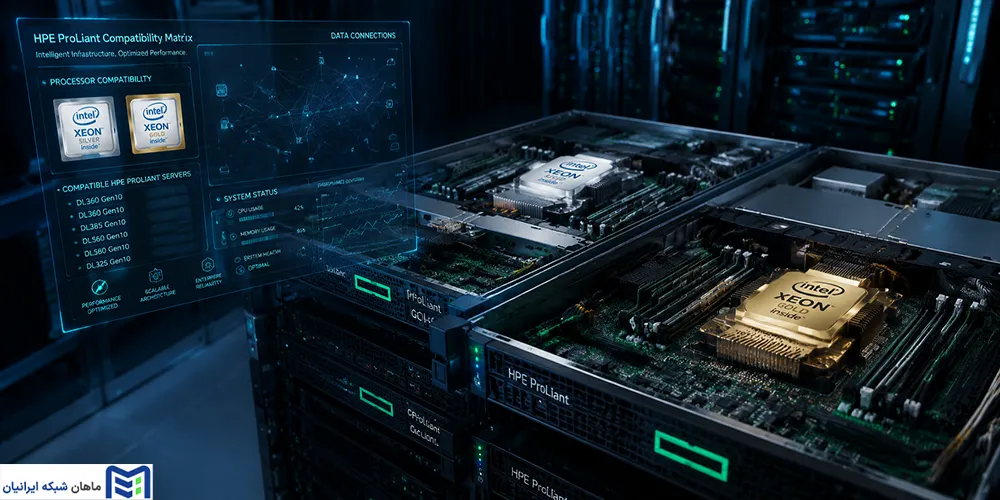 سازگاری پردازندههای Xeon Silver و Gold با سرورهای HPE