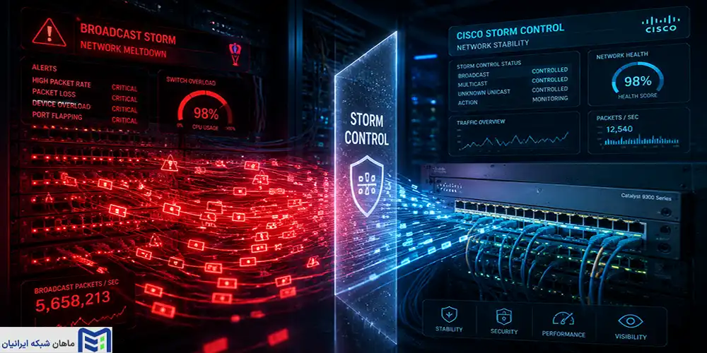 چرا شبکه به Storm Control نیاز دارد