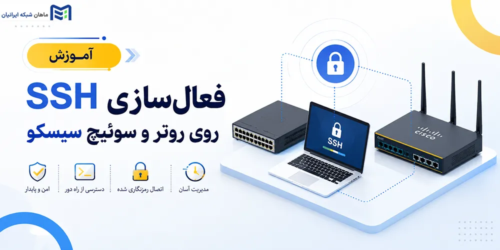 آموزش فعالسازی SSH روی روتر و سوئیچ سیسکو