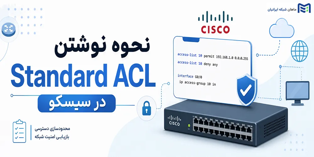 نحوه نوشتن Standard ACL در سیسکو