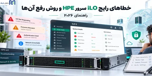 خطاهای رایج iLO سرور HPE و روش رفع آن‌ها