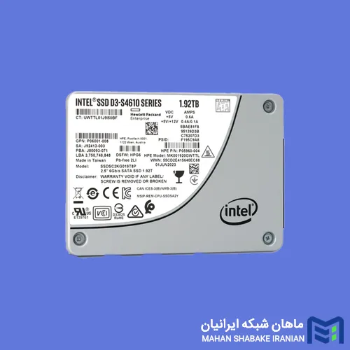 قیمت و خرید SSD سرور HPE Intel D3-S4610 1.92TB 2.5 SATA 6GB P05960-004