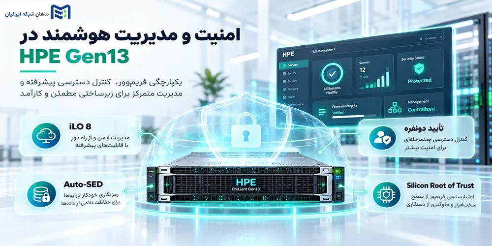 فناوریهای امنیتی و مدیریتی HPE Gen13