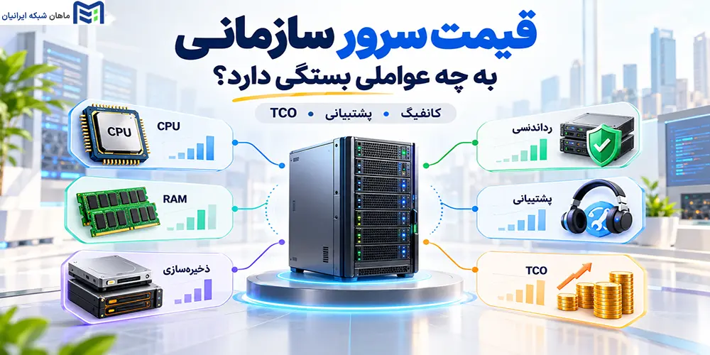 قیمت سرور سازمانی به چه عواملی بستگی دارد