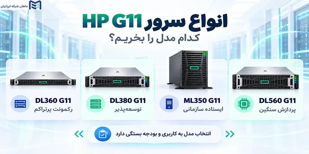 انواع سرور HP G11
